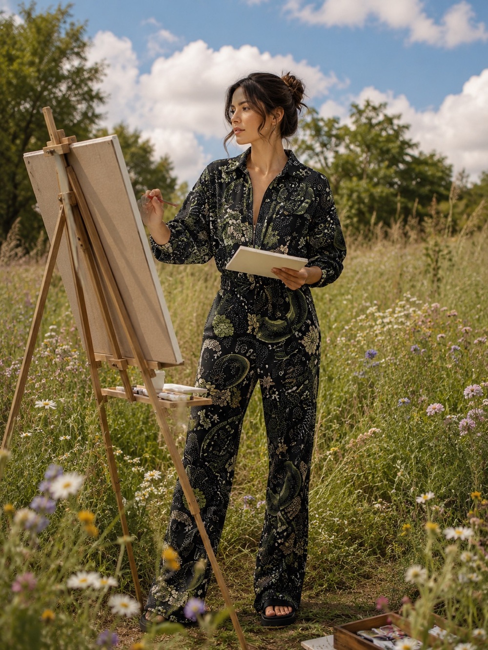 Farm Rio Canvas jumpsuits
